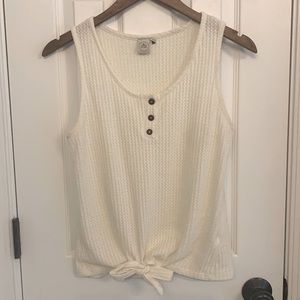 Waffle tank top